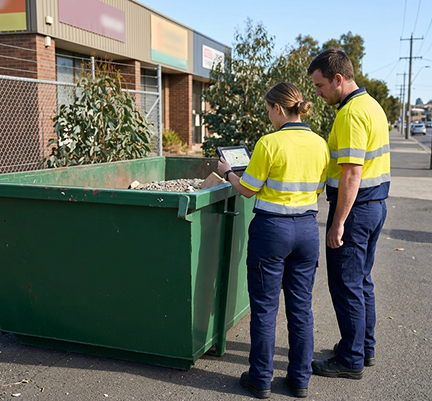 Skip bin hire services across Hobart suburbs including Glenorchy, Clarence, Sorell and Bridgewater for residential, commercial and construction waste removal