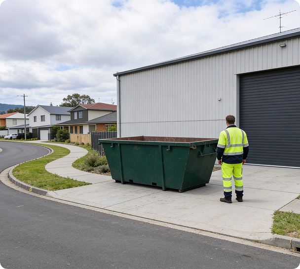 Commercial skip bin hire in Hobart for office clean-outs, retail fit-outs, hospitality waste and ongoing business waste management